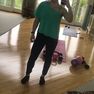 Naked Zebra turquoise blouse